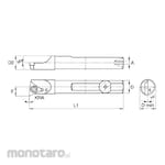 WIDIA Indexable Boring Bar Carbide