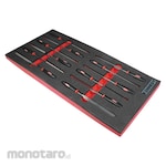 Kennedy File Set in Tool Control 1/3 Foam Inlay for Tool Chests