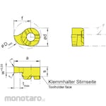 HORN Mini + Small diameter grooving insert + L10P ~