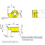 HORN Mini + Small diameter grooving insert + L114 ~