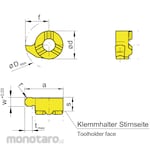 HORN Mini + Small diameter grooving insert + R114 ~