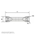 WIDIA Indexable Parting & Grooving Insert (Mata Pahat Grooving)