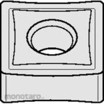 KENNAMETAL ISO insert SNGP