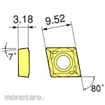 BIG DAISHOWA Chip CCGM-EFM