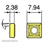 BIG DAISHOWA Throwaway tip