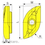 Iscar DROP MILL Insert