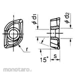 Iscar HELIMILL Insert