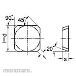 Iscar ISO MILL Insert