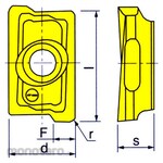 Iscar MILL 2000 Insert