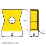 Iscar TANGMILL Insert (Mata Pahat Bubut)