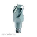 Mitsubishi Materials 3-blade, carbide radius head for aluminum machining, non-coated, IMX series