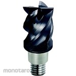 Mitsubishi Materials 4-blade, hard-to-cut materials machining, carbide, vibration-damping square head with coolant hole, 20mm, coated product