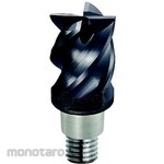 Mitsubishi Materials 4-blade, hard-to-cut materials, vibration-damping, square head, 25mm, coated
