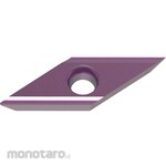 Mitsubishi Materials E-class insert for high-precision machining of small items, 35° diamond positive, MS9025