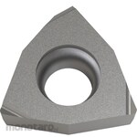 Mitsubishi Materials E-grade insert for high-precision machining of small items, 80° equilateral unequal angle hexagonal positive, MS7025