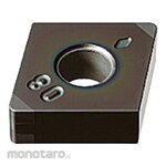 Mitsubishi WS wiper 4-corner insert for general-purpose cutting of high-hardness steel, coated CBN