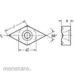 Sandvik Insert TR-DC-F