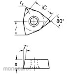 Sandvik Insert WCMX-54