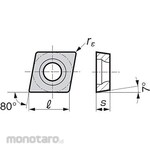 Sumitomo Electric Hard Metal Chip CCMT-SC