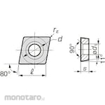 Sumitomo Electric Hard Metal Chip CPMT-SS
