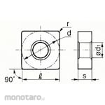 Sumitomo Electric Hard Metal Chip SNGG-UM