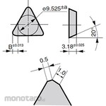 Sumitomo Electric Hard Metal Chip TEKN