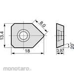 Sumitomo Electric Hard Metal Chip XEEW
