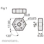 Sumitomo Electric Hard Metal Cutter tip