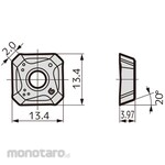 Sumitomo Electric Hard Metal Cutter tip