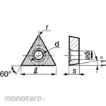 Sumitomo Electric Hard Metal Tip TPMT-SF