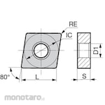 Sumitomo Electric Hard Metal Turning insert CNMG-FB