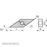 Sumitomo Electric Hard Metal Turning insert VNMG-SE