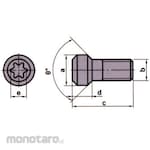 Mitsubishi Materials Clamp Screw for Indexable Insert (Baut Insert)