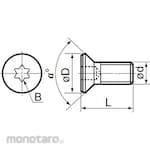 Sumitomo Electric Flat Head Screw (Baut Insert)