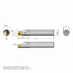 Tungaloy External & Internal Turning Tool A/E-SCLPR/L