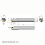 Tungaloy External & Internal Turning Tool A/E-SDUCR/L