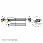 Tungaloy External & Internal Turning Tool A/E-SVUCR/L