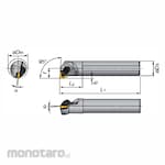 Tungaloy External & Internal Turning Tool A-AWLNR/L