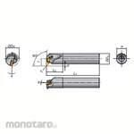 Tungaloy External & Internal Turning Tool A-PVUNR/L