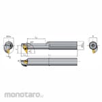 Tungaloy External & Internal Turning Tool A-SVZBR/L