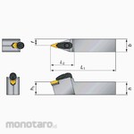 Tungaloy External & Internal Turning Tool AVVNN