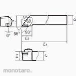 Tungaloy External & Internal Turning Tool CKJNR/L