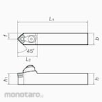 Tungaloy External & Internal Turning Tool DSDNN