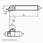 Tungaloy External & Internal Turning Tool DSSNR/L