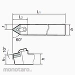 Tungaloy External & Internal Turning Tool MTENN