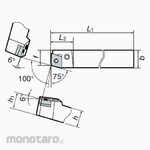 Tungaloy External & Internal Turning Tool PCBNR/L