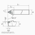 Tungaloy External & Internal Turning Tool PDPNN