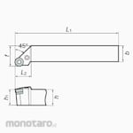 Tungaloy External & Internal Turning Tool PRGNR/L