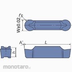 Tungaloy Grooving & Parting-Off Insert DTA