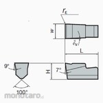 Tungaloy Grooving & Parting-Off Insert FGC